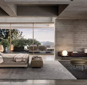 Minotti Roger bed