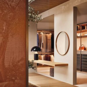 Poliform Senzafine walk-in closet