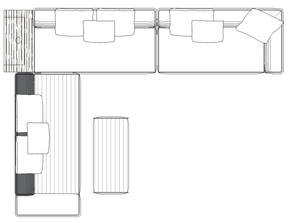 Minotti Roger sofa composition - Image 4
